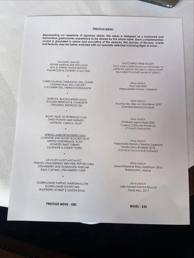 Menu_The Old Vicarage_Burngreave_immagine_4