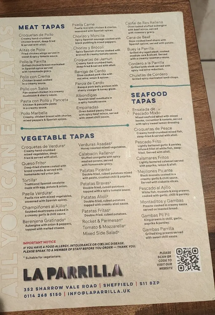 Menu_La Parrilla Tapas Bar & Grill_Burngreave_image_2