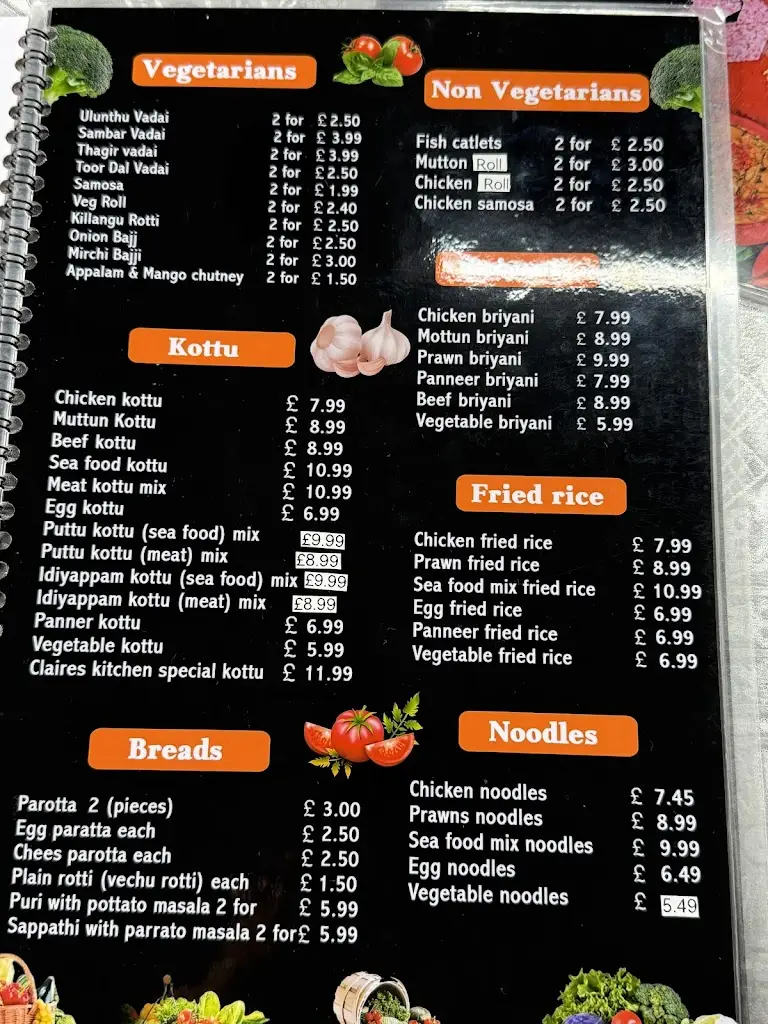 Menu_Claire's Kitchen_Burngreave_image_3