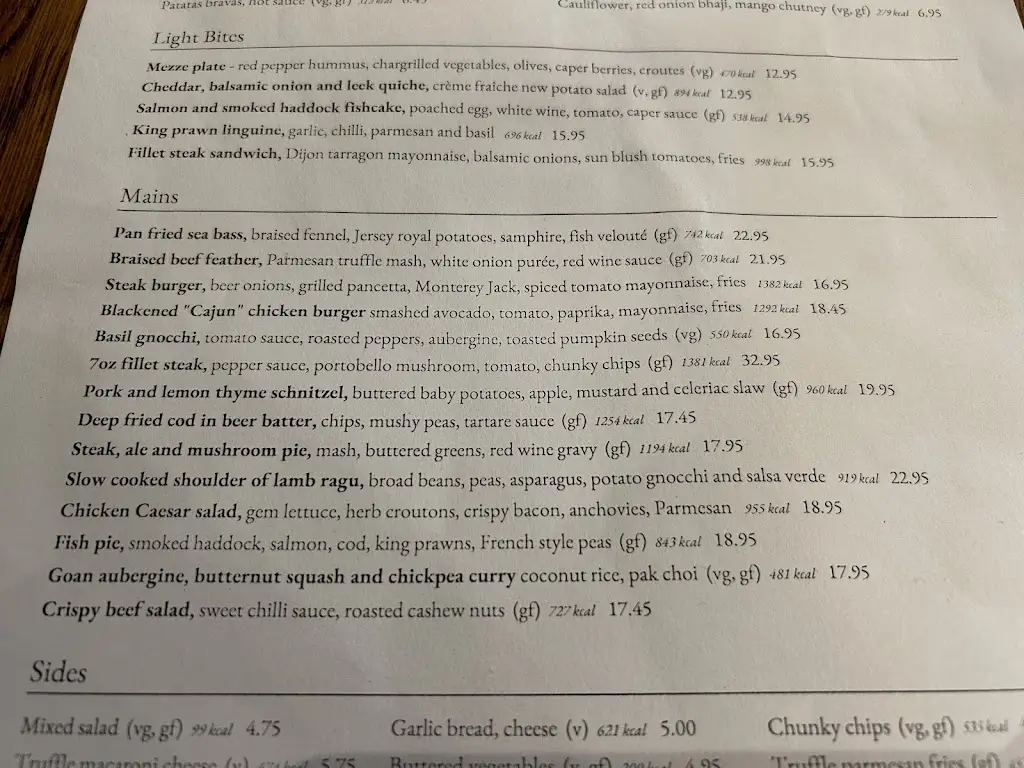 Menu_The White Hart_Cadnam_image_4