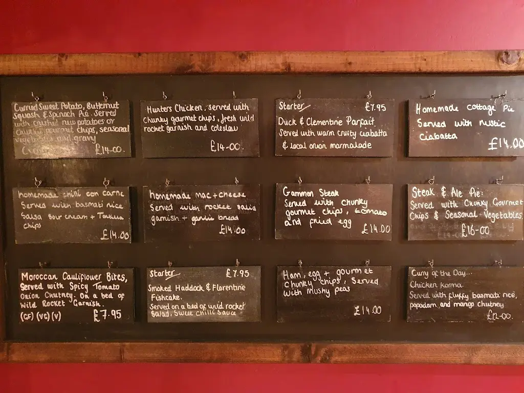 Menu_The White Horse_Cadnam_imagen_2