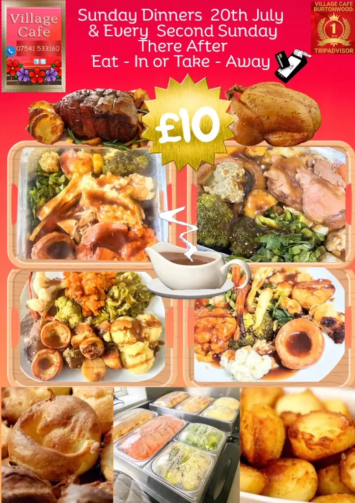 Menu_The Village_Burtonwood_image_1