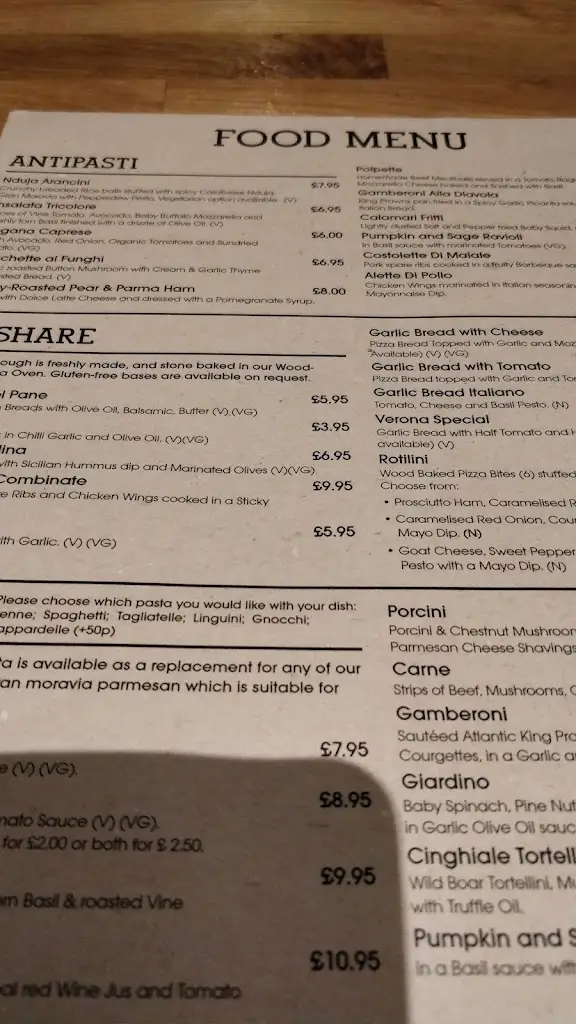 Menu_Verona Kitchen & Bar,_Burtonwood_image_2