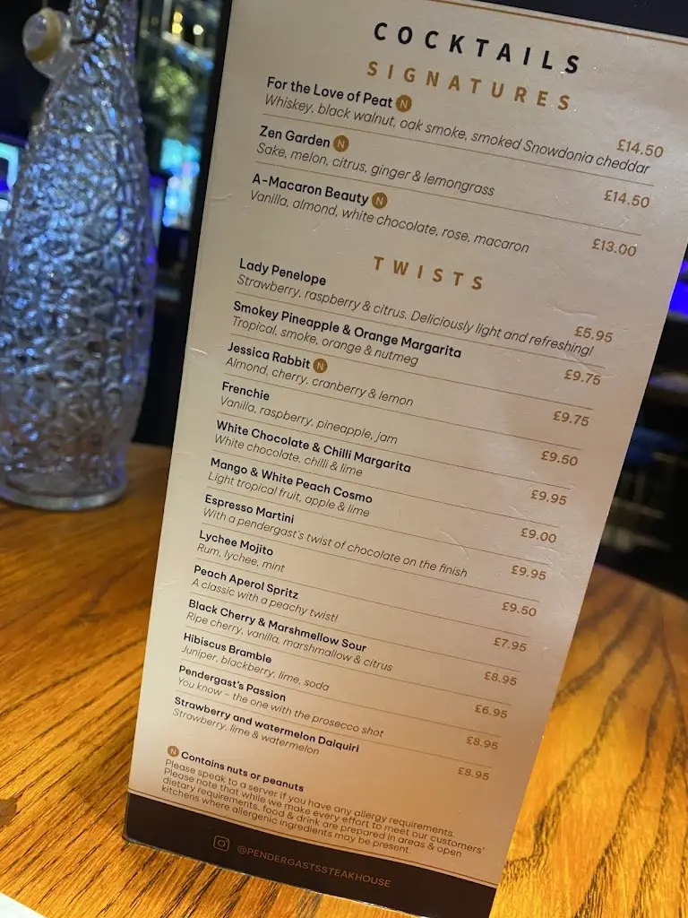 Menu_Pendergast's Steakhouse & Bar_Burtonwood_image_2