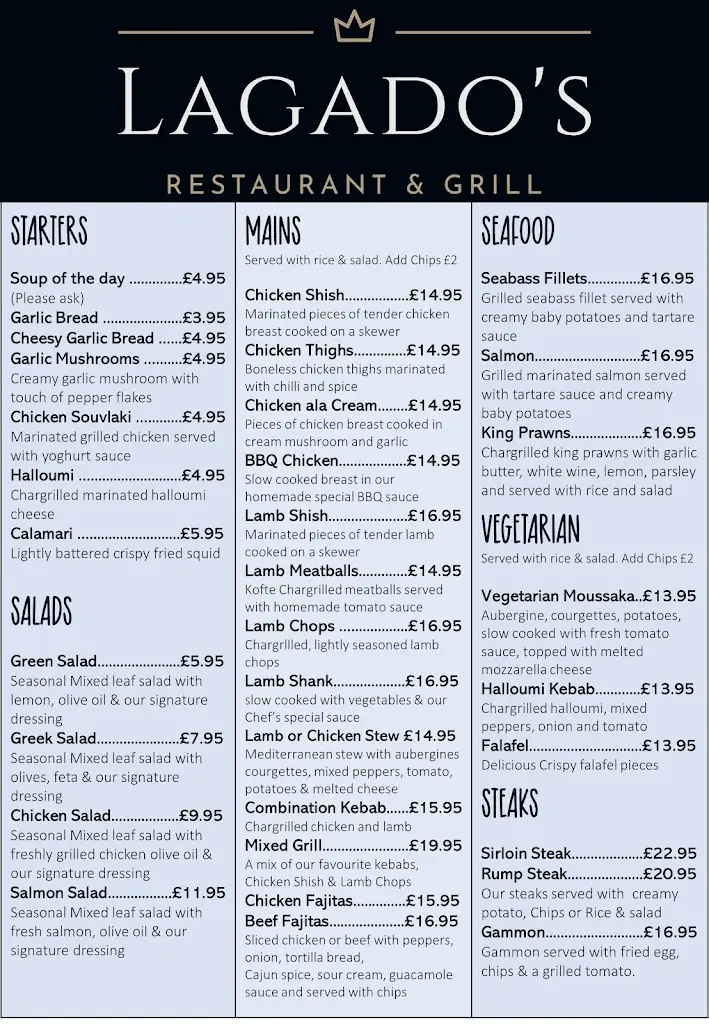 Menu_LAGADO'S RESTAURANT & GRILL_Burtonwood_image_1