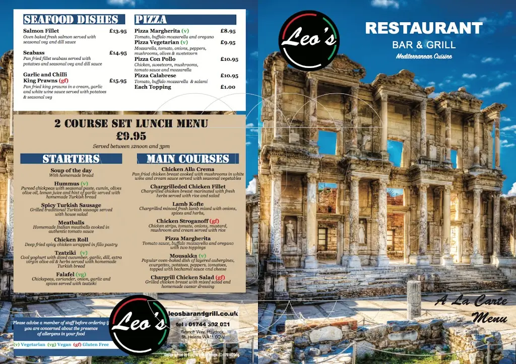 Menu_Leo's Bar & Grill_Burtonwood_image_3