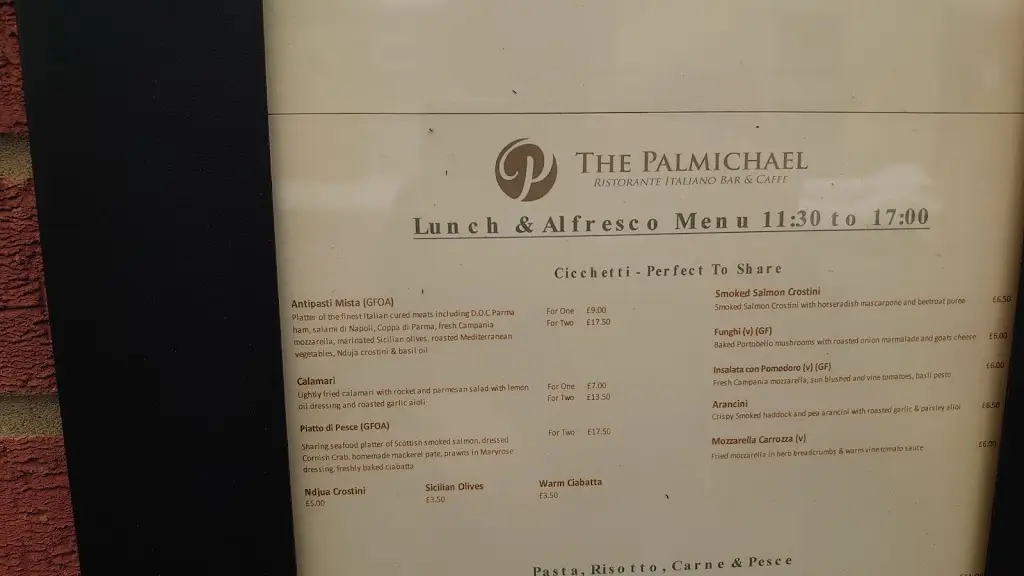 Menu_The Palmichael_Burton Latimer_immagine_4