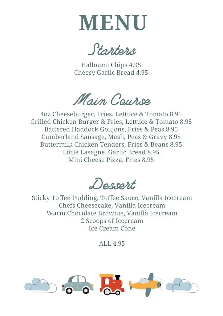 Menu_The Bell - Little Addington_Burton Latimer_image_4