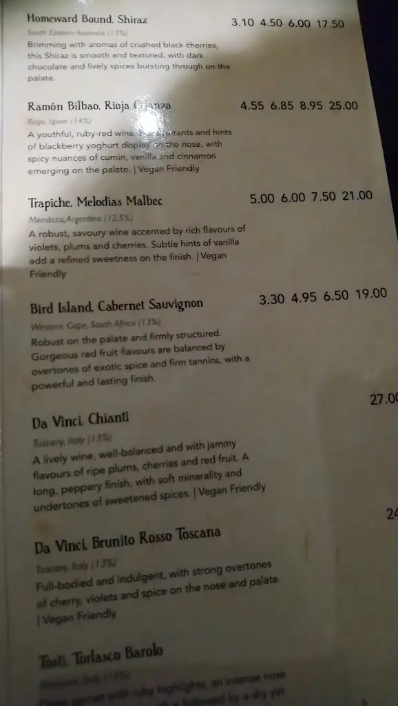 Menu_Casa Di Roma_Burton Latimer_image_3