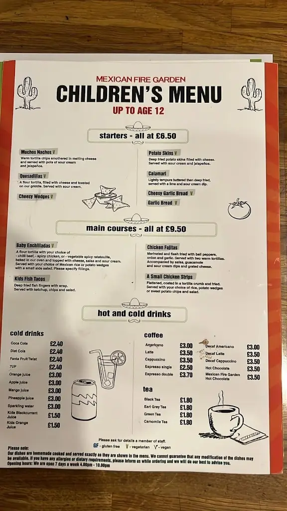 Menu_Mexican Fire Garden_Burton Latimer_image_1