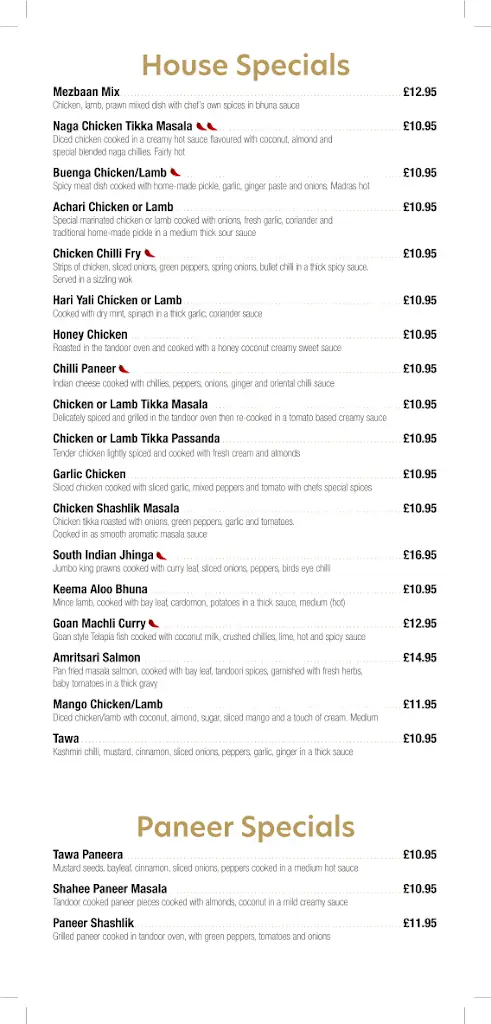 Menu_Mezbaan Restaurant Kettering_Burton Latimer_image_3