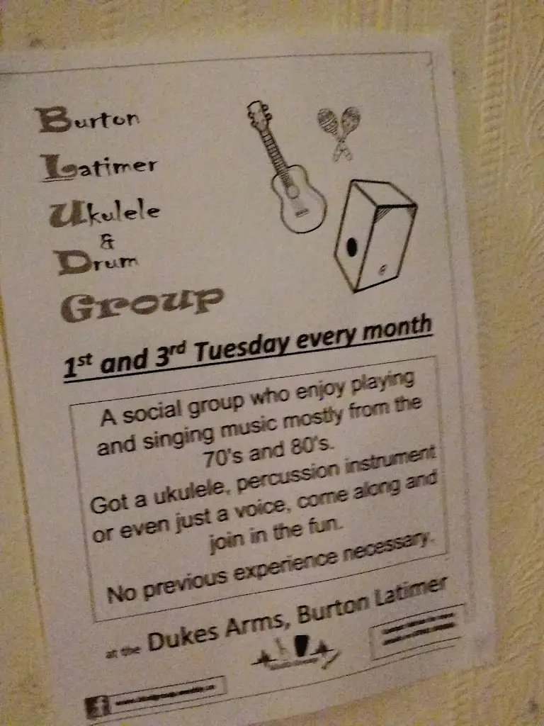 Menu_The Duke's Arms_Burton Latimer_image_1