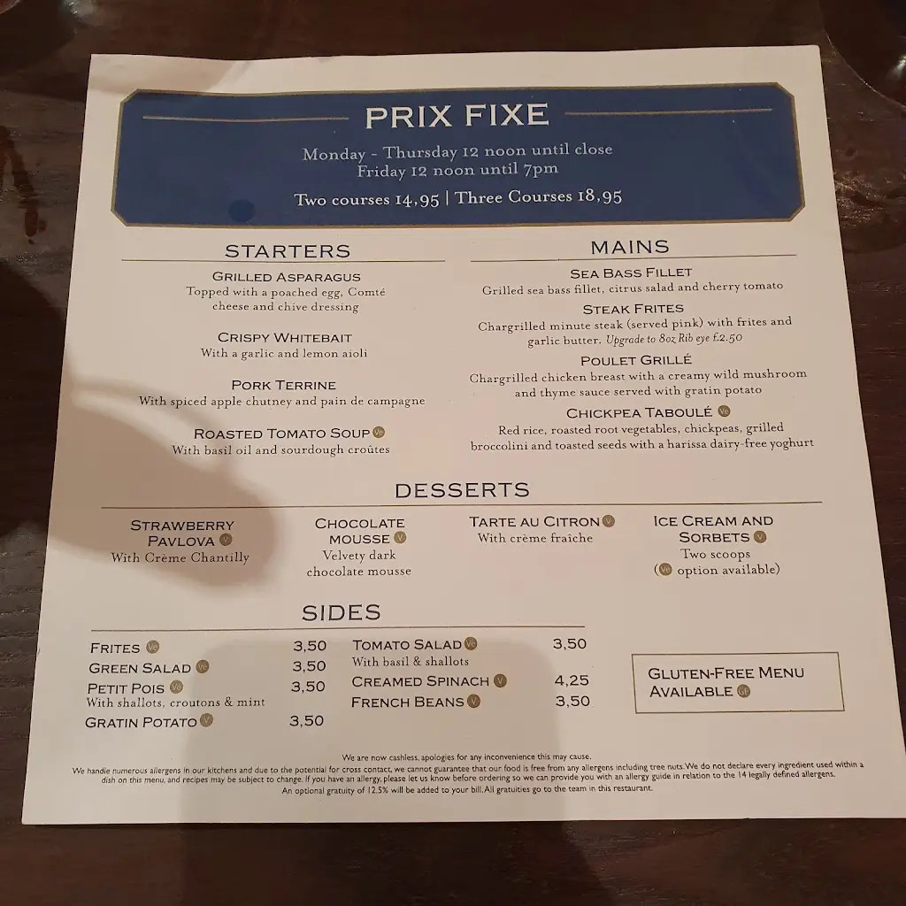 Menu_Côte Bury St Edmunds_Bury St Edmunds_image_4