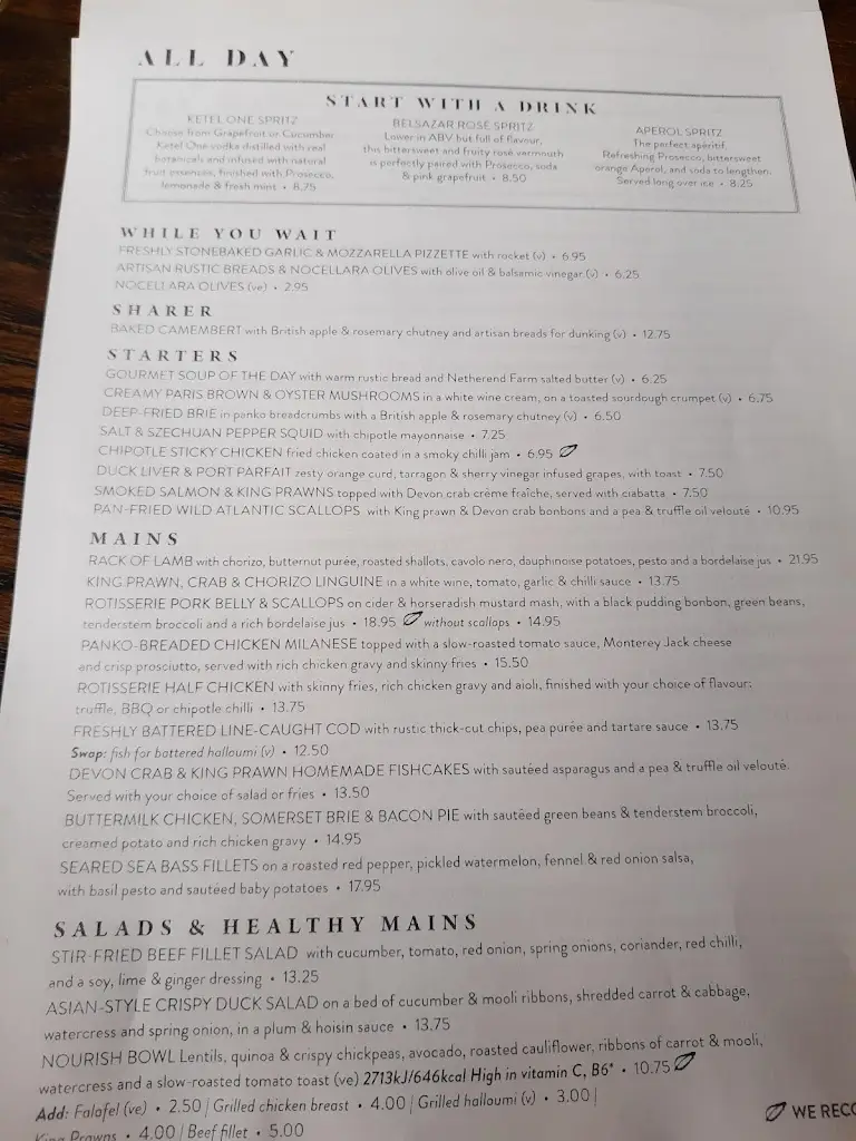 Menu_The Victoria_Alvechurch_image_4