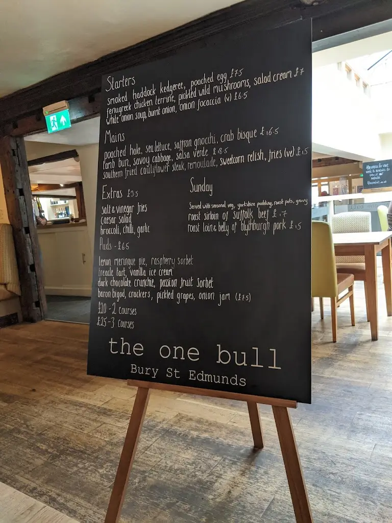Menu_The One Bull_Bury St Edmunds_image_3