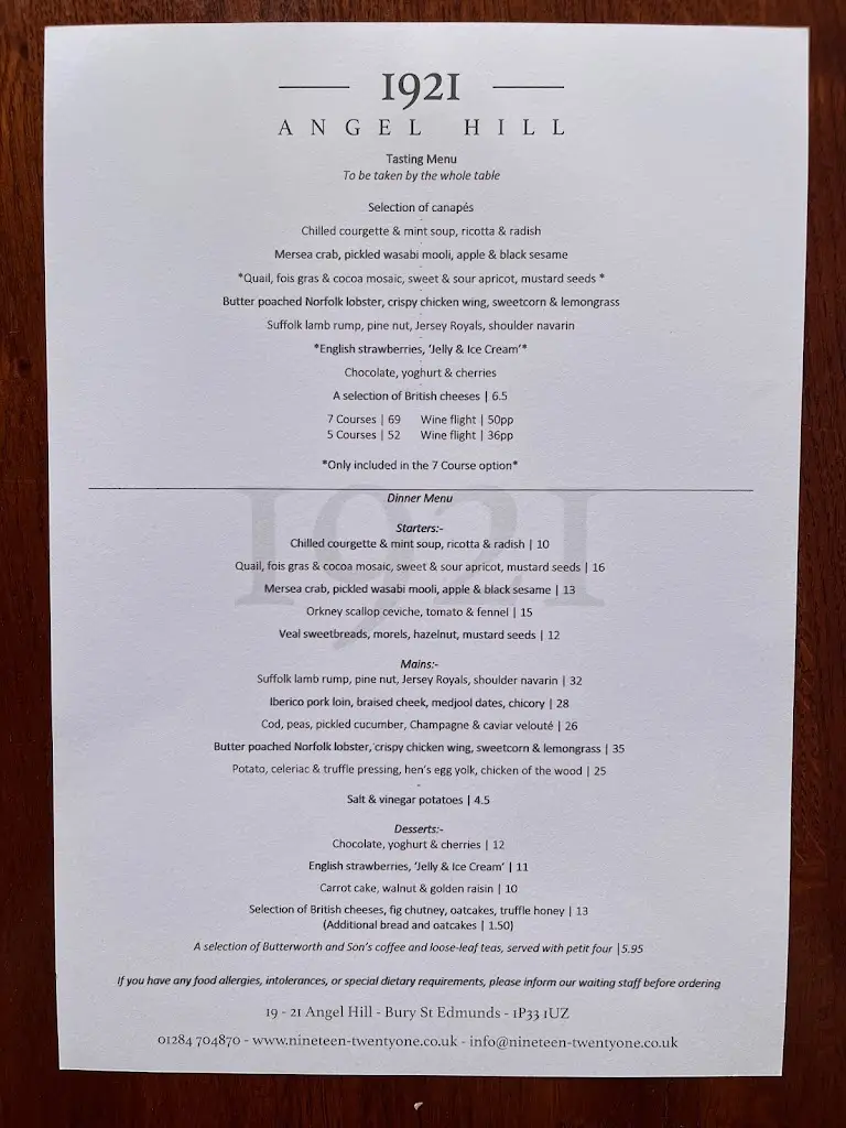 Menu_1921_Bury St Edmunds_image_1