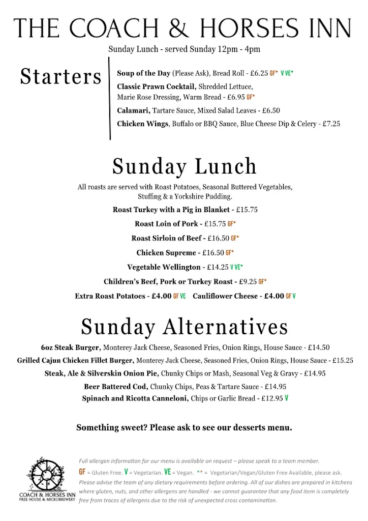 Menu_Coach and Horses Inn_Alvechurch_image_3