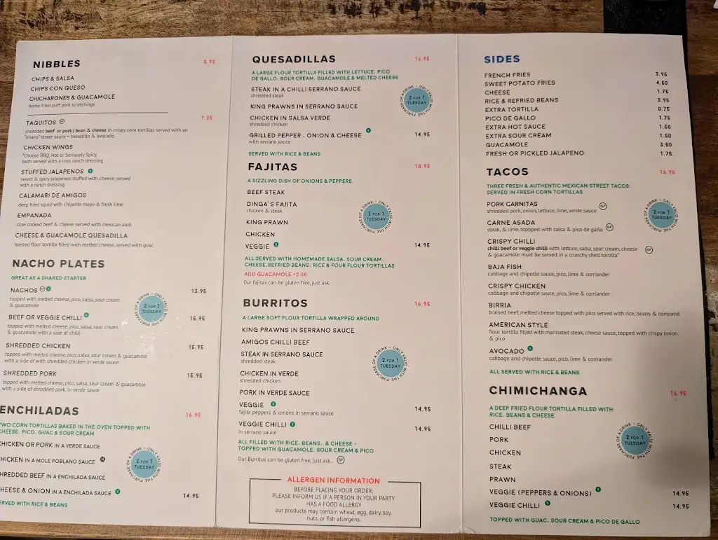 Menu_Amigos Mexican Restaurant_Bury St Edmunds_image_2