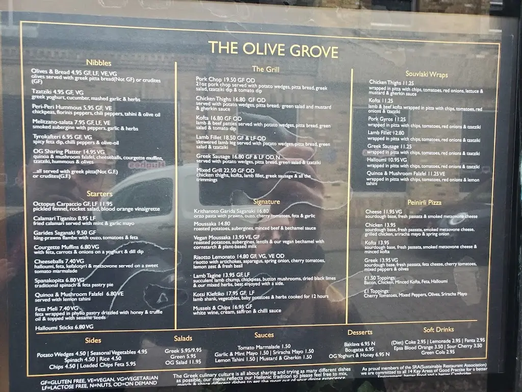 Menu_The Olive Grove_Bury St Edmunds_image_4