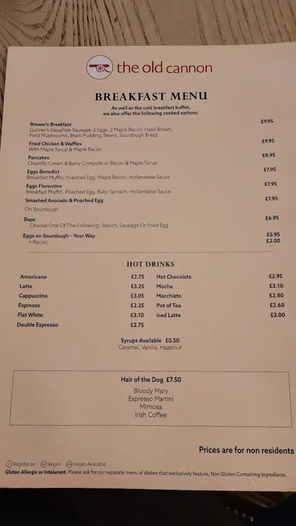 Menu_The Old Cannon Brewery_Bury St Edmunds_image_2