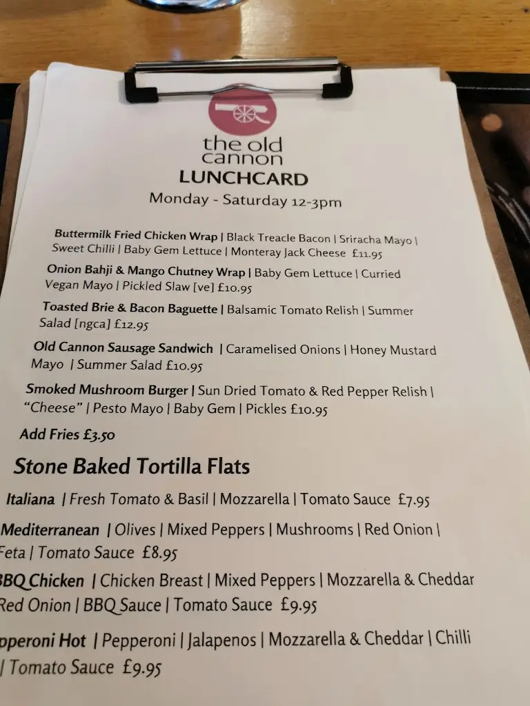 Menu_The Old Cannon Brewery_Bury St Edmunds_image_4