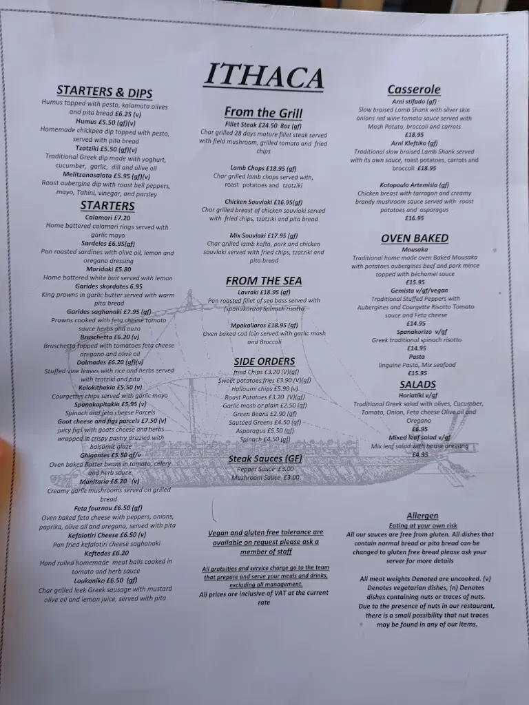 Menu_Ithaca Greek restaurant_Buxton_image_2