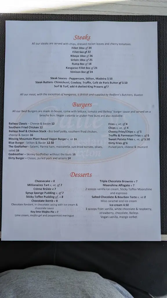 Menu_Baileys Bar & Restaurant_Buxton_image_1