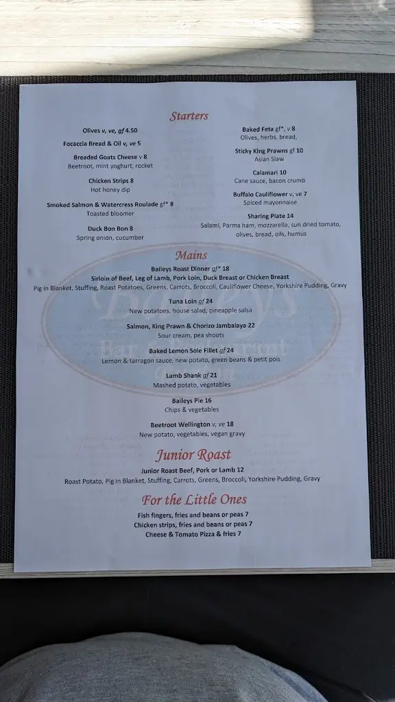 Menu_Baileys Bar & Restaurant_Buxton_image_4