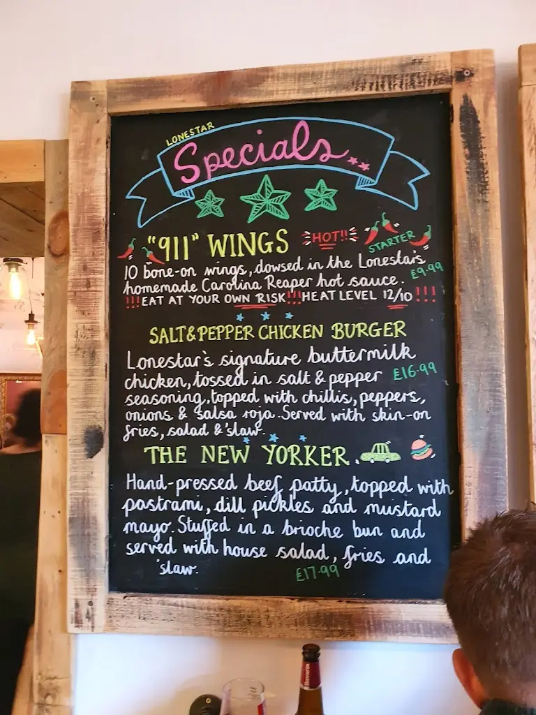 Menu_The Lone Star Buxton_Buxton_image_4