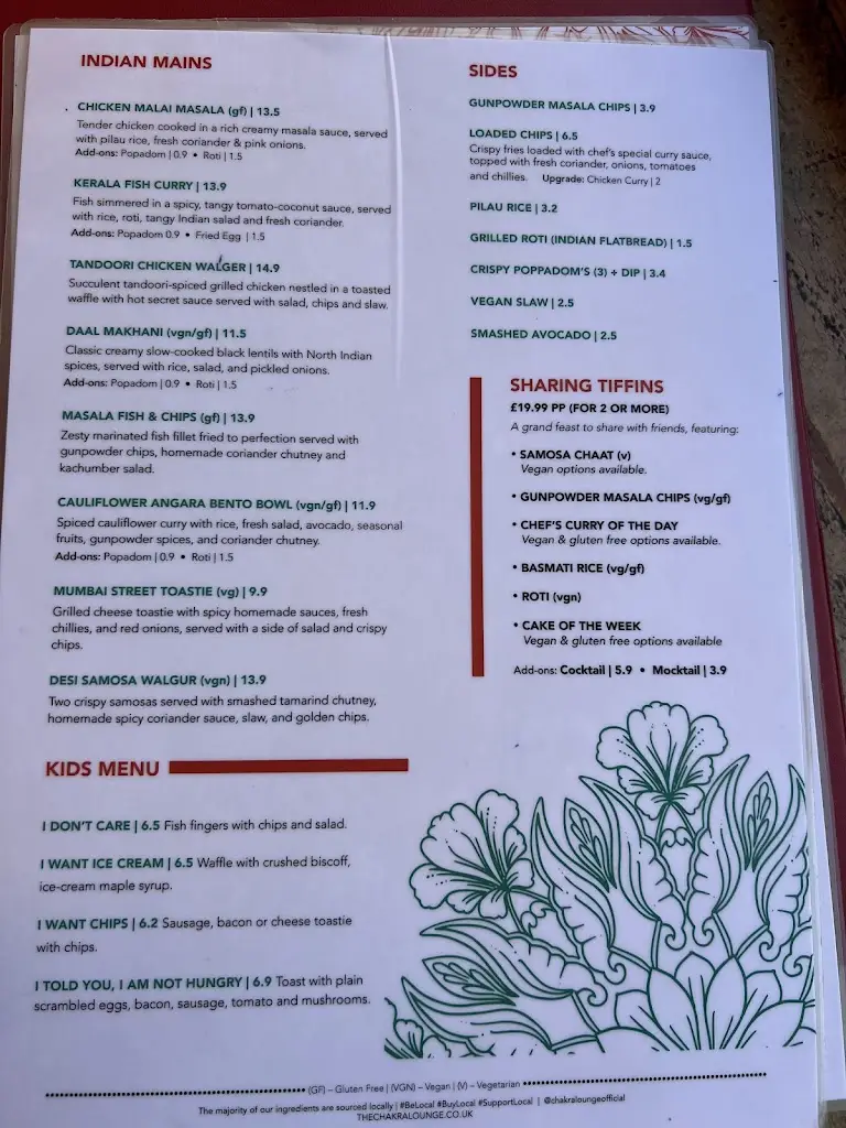 Menu_The Chakra Lounge_Buxton_image_4