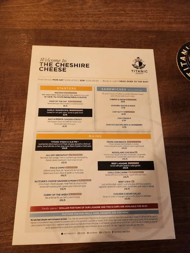 Menu_The Cheshire Cheese_Buxton_image_2