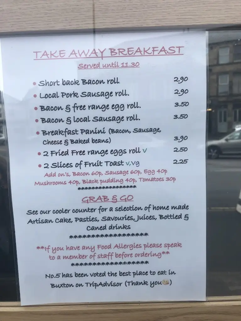 Menu_Eat at No 5_Buxton_image_4