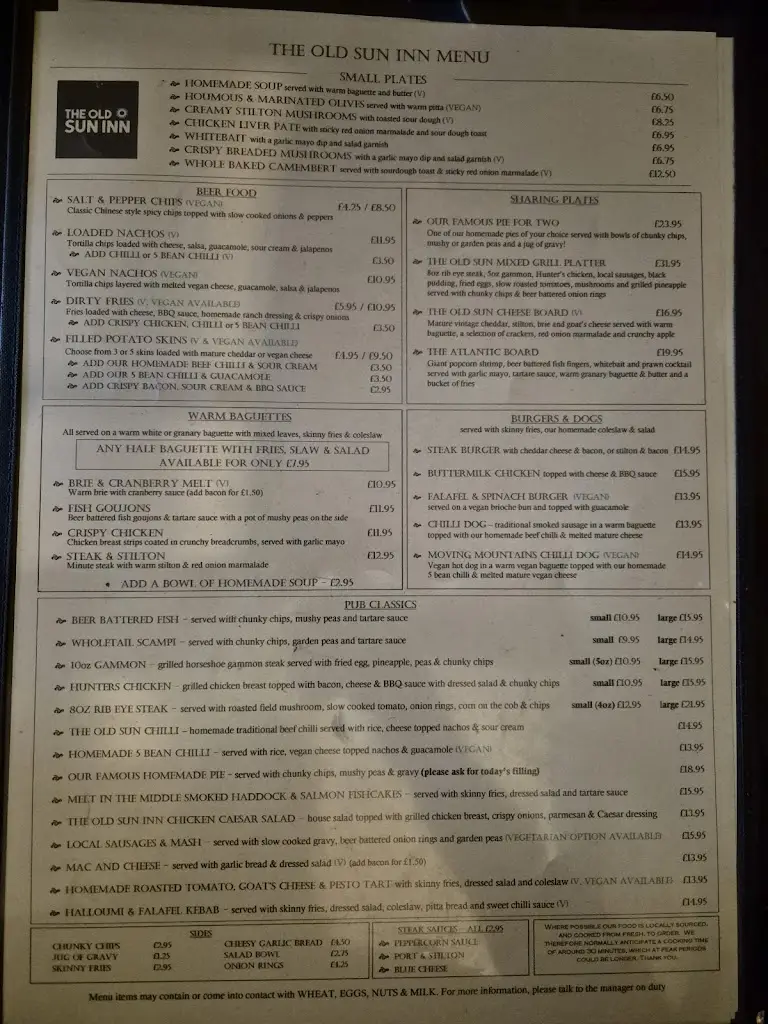 Menu_The Old Sun Inn_Buxton_image_2