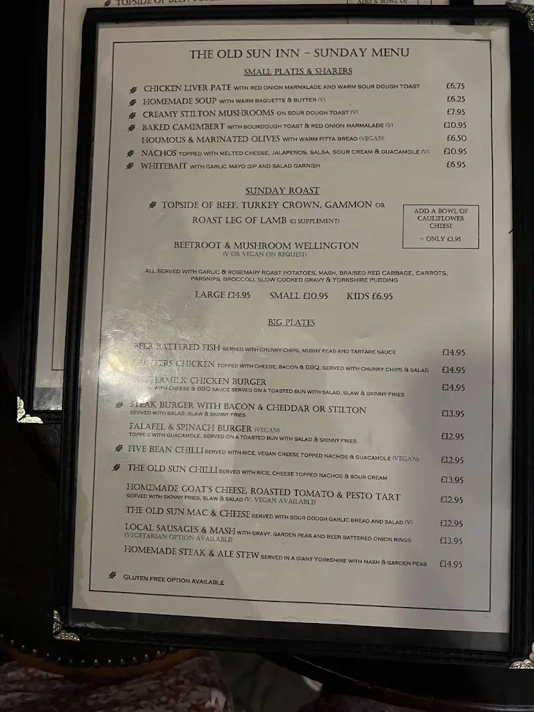 Menu_The Old Sun Inn_Buxton_image_4