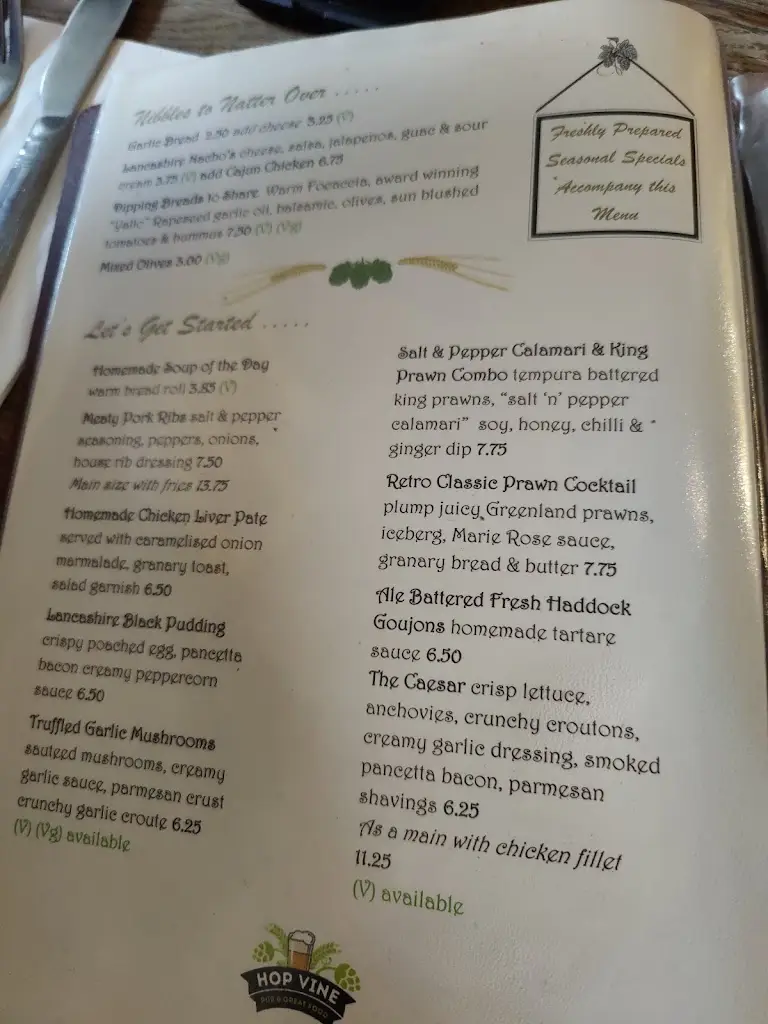 Menu_The Hop Vine_Burscough_image_4