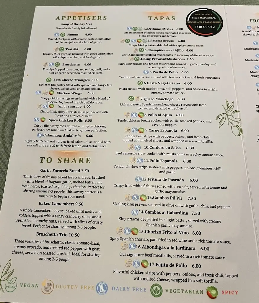 Menü_The Farmers Arms_Burscough_Bild_3