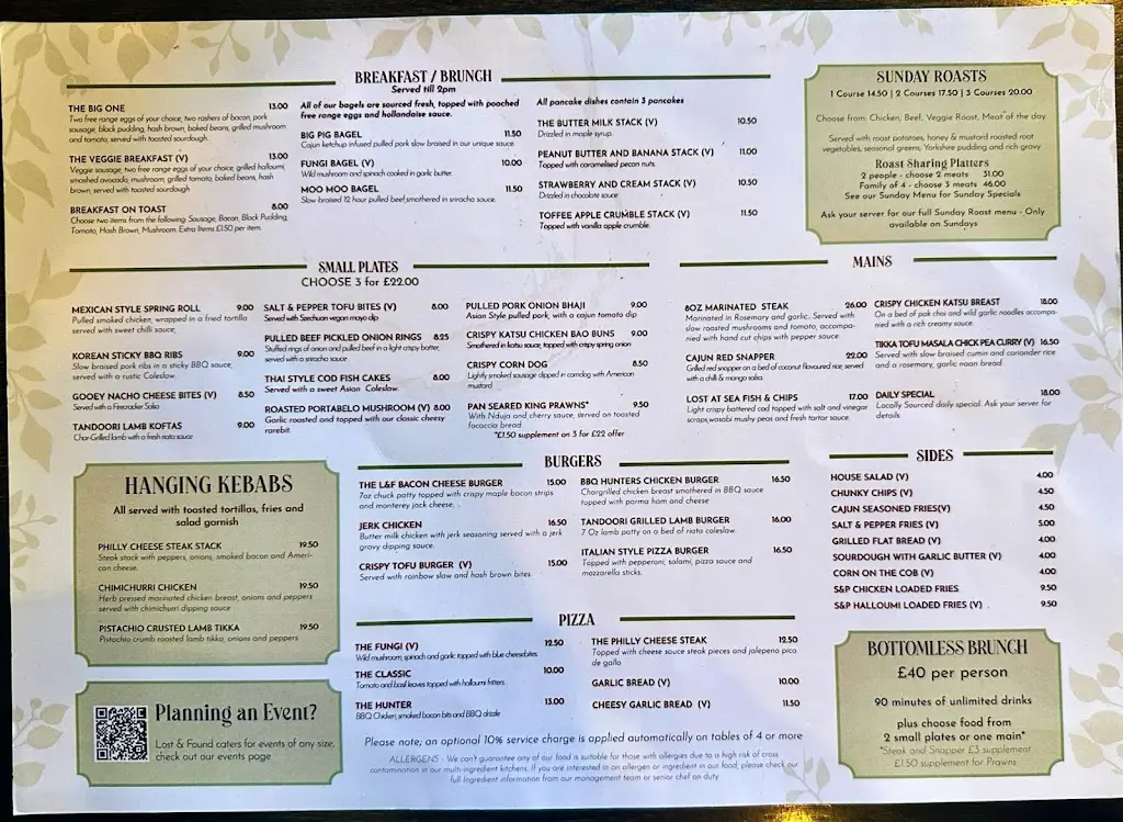 Menu_Lost and Found - Restaurant & Bar_Burscough_image_4