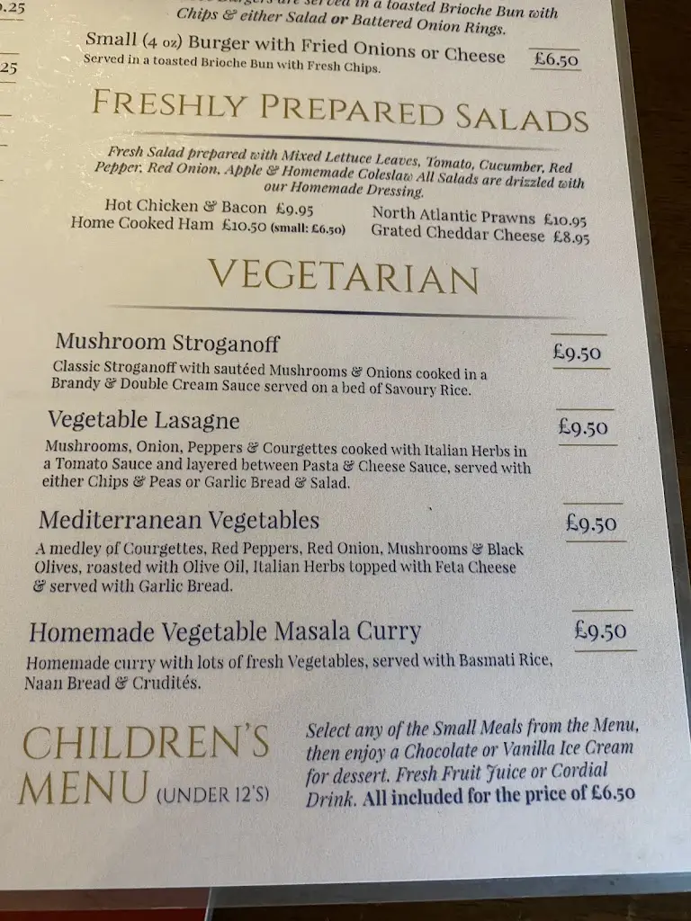 Menu_The White Hart_Caistor_image_2