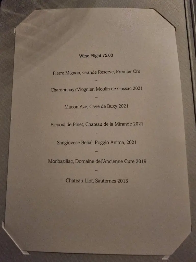 Menu_Mark Poynton at Caistor Hall_Caistor_image_4