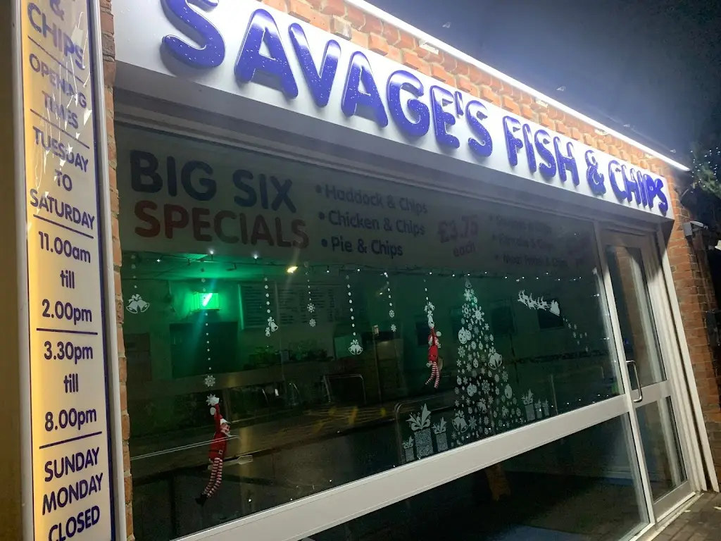 Savage's Fish & Chips restaurant in Caistor