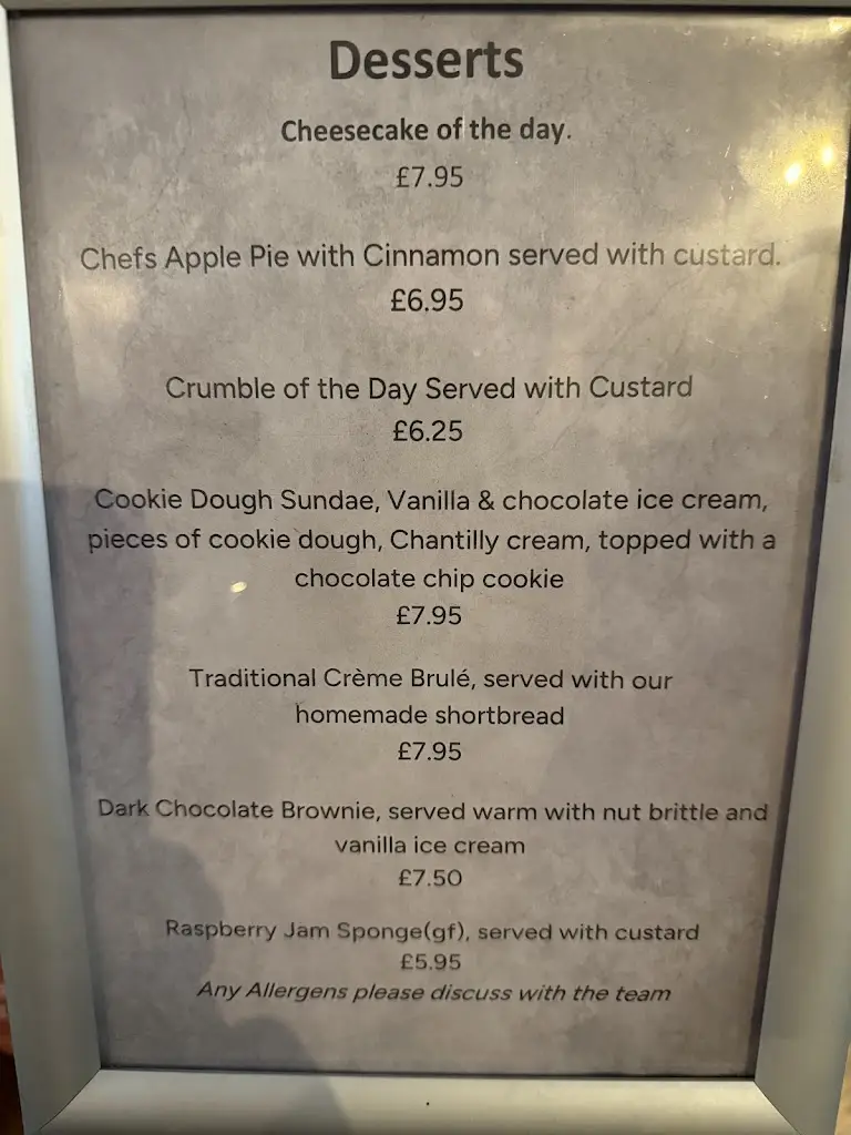 Menu_Yarborough Arms_Caistor_image_1