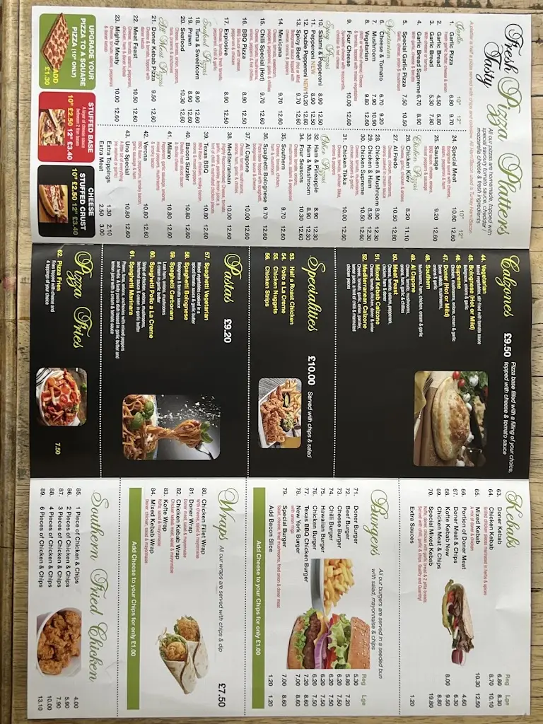 Menu_Pizza Uno_Caistor_image_1