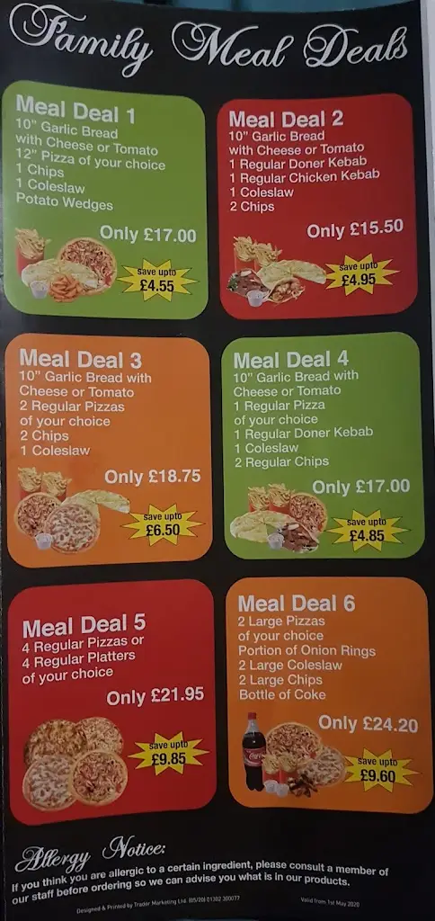Menu_Pizza Uno_Caistor_image_2