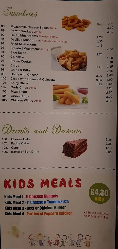 Menu_Pizza Uno_Caistor_image_3