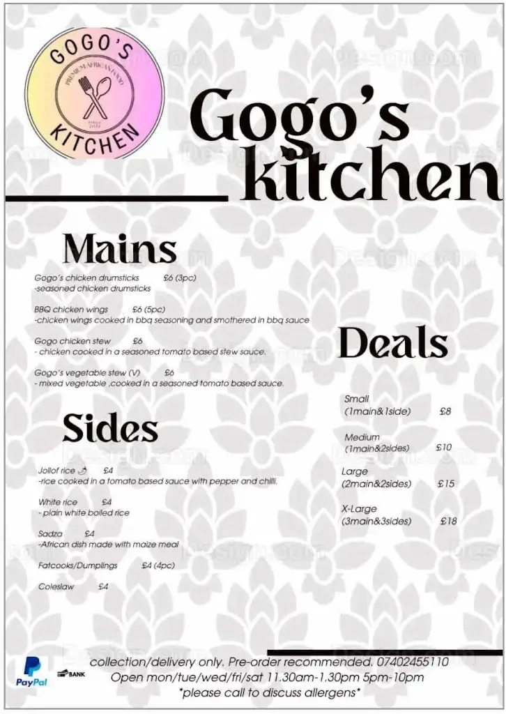 Menu_Gogo's Kitchen Ltd_Cambourne_image_3