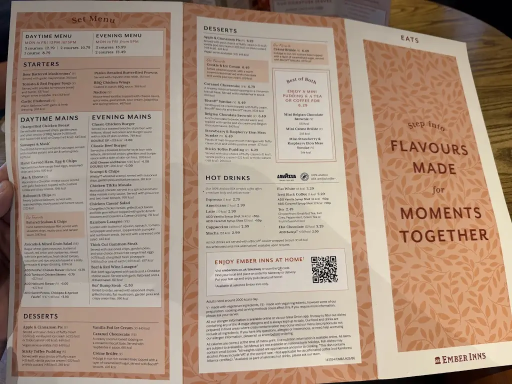 Menu_The Crabtree_Camberley_image_2