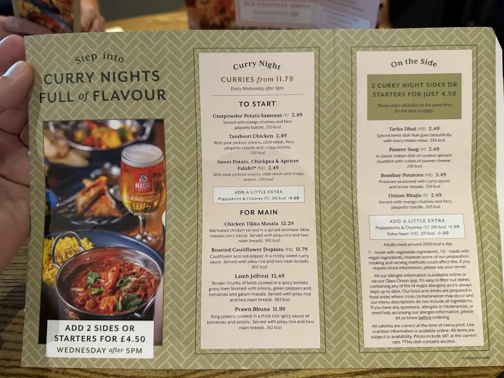 Menu_The Crabtree_Camberley_image_3