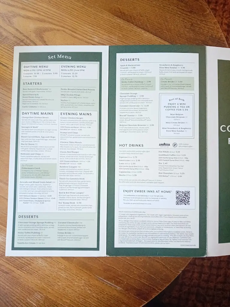 Menu_The Old Hare And Hounds_Alvechurch_image_1
