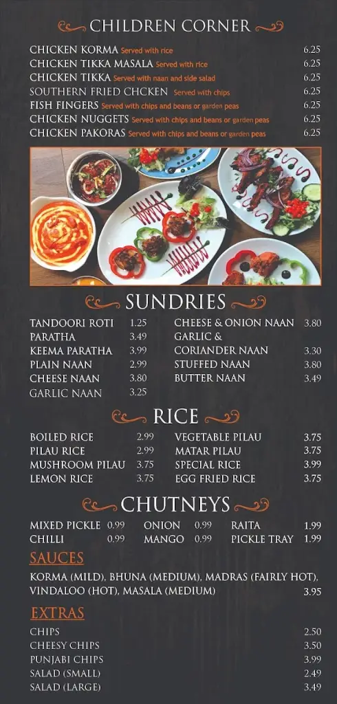 Menu_Spice Delight Restaurant & Bar_Calderdale_image_1