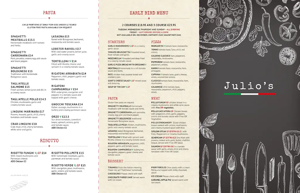 Menu_Julio’s - Italian Restaurant_Calderdale_image_1